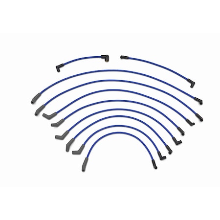 Ford Pre Assembled, Blue, 9 Millimeter, Silicone Insulation, 45 Degree Spark Plug Boots, Low Resistance M-12259-C460