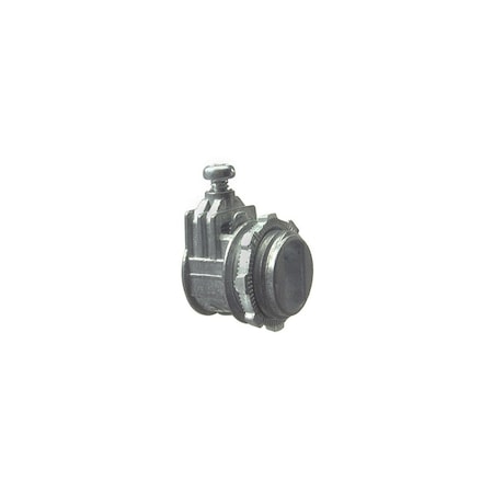 Halex Conduit Fitting, FLX/BX Saddle Connector, 3/8-In PK of 5, 5PK 20670