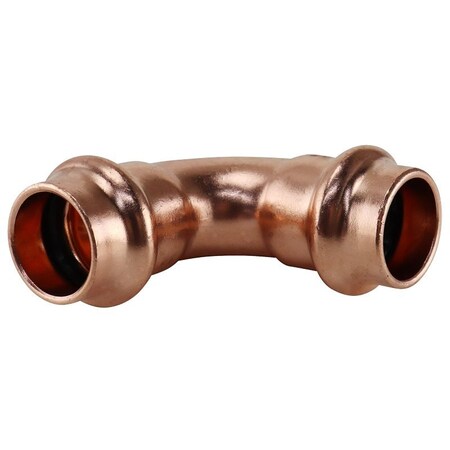 Apollo Elbow, 1/2 in, Press Fit, 90 deg Angle, Copper, 300 psi Pressure XPRE12