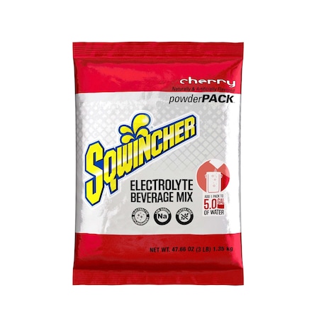 Sqwincher Sports Drink Mix Powder 47.66 oz., Cherry 159016401
