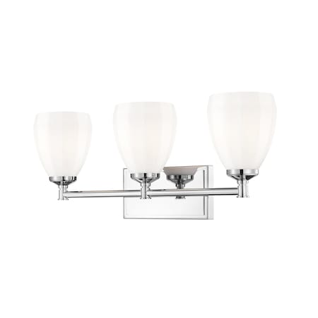 Z-Lite Oren 3-Light Vanity, 24 in W, Chrome 7004-3V-CH