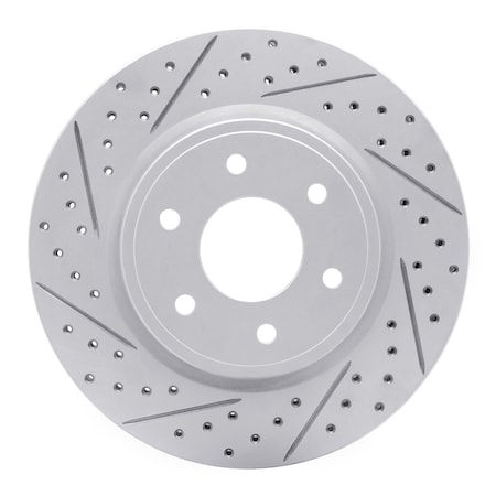 Dynamic Friction Co DFC Geoperformance Rotor - Drilled and Slotted 830-67092L