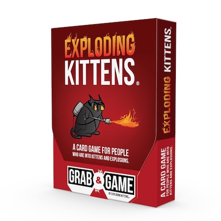 Exploding Kittens Grab & Game Card Games Assorted 42 pc EKG-IMP-8