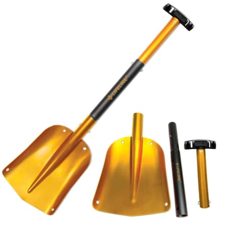 Lifeline First Aid Product Aluminum Sport Utility Shovel in Gold-Black -Pack of 6, 6PK 4002