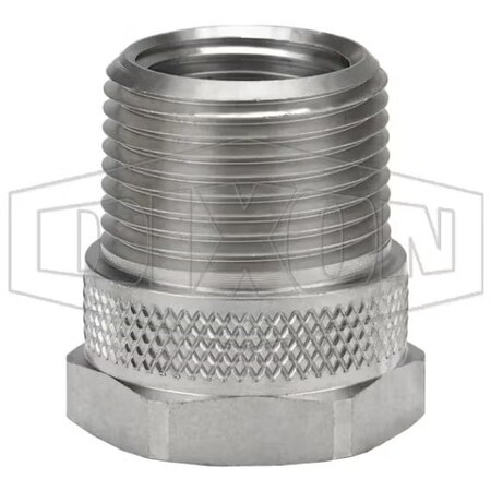 Dixon RMA The Right Connection Garden Hose Adapter, 3/4-11-1/2 x 3/4 in Nominal, 303 SS, Domestic 5031212SS