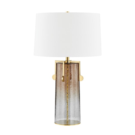 Hudson Valley Lighting Wildwood 1 Light Table Lamp 18 In. Aged Brass L3730-AGB