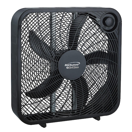 Brentwood Industries 20 Inch Box Fan in Black F-20SB