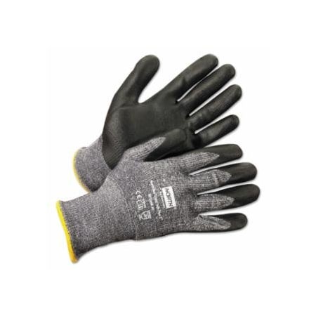 North NorthFlex Light Task Plus 5 Coated Gloves, Medium, Black/Gray, 12PK 068-NFD20B/8M