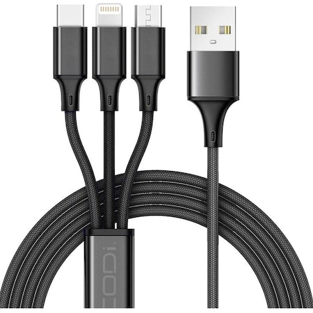 Codi 4ft 3-in-1 Multi-Charging Cable A01068