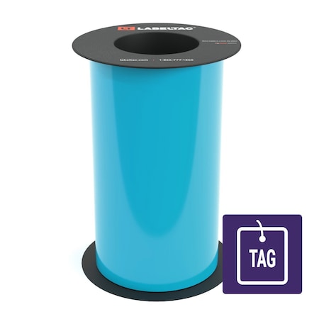 Labeltac Tear-Resistant Tag Stock 9in x 100ft LT9, Light Blue LT915TAG-C