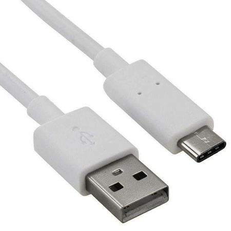 Sanoxy USB Type-C to USB-A 2.0 Male Charger Cable, 6 Feet (1.8 Meters), White SNX-CABLE3