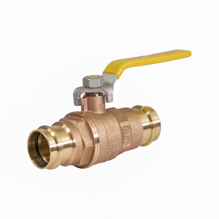 Everflow Press Double-O-Ring Press Ball Valve, Brass 1" 310R001-NL