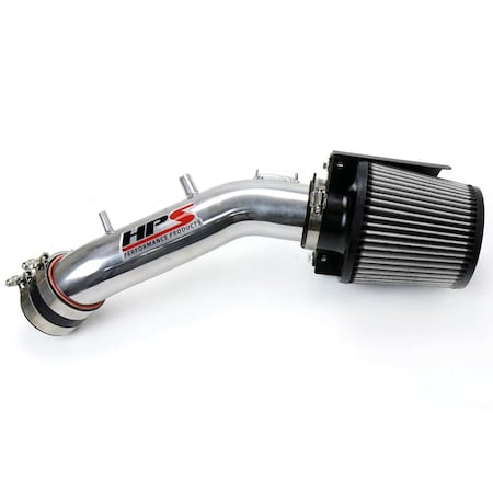 Hps Performance Air Intake Kit with Heat Shield, Polished,  827-173P