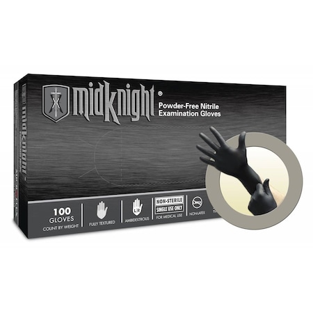 Ansell Healthcare Products MidKnight, X-Large, 10/cs, 10PK 036600-XLCS