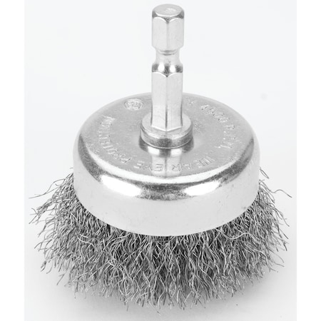 Performance Tool 2" Wire Cup, 1/4" Shk , Fine W1212