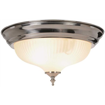 Monument 2-Light Brushed Nickel Flushmount 558729