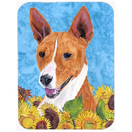 Carolines Treasures 15 x 12 in. Basenji Glass Cutting Board - Large SC9054LCB