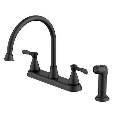 Boston Harbor KITCHEN FAUCET 2H MAT BLK 8IN 25PB019-001