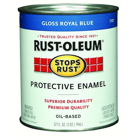 Stops Rust Qt Royal Blue Protective Enamel 7727502
