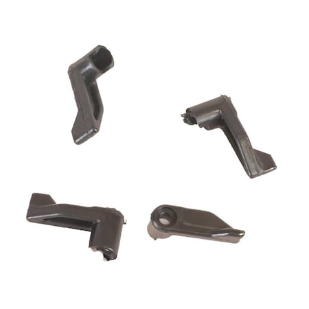 Black Zon Warrior Battery Cover Latch - 4 Piece BZN534720