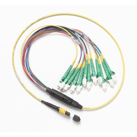 Fluke Networks Breakout Cord, Unpinned LCAPC Connector SBKC-MPOAPCU-LCAP