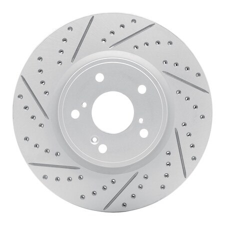 Dynamic Friction Co DFC Geoperformance Rotor - Drilled and Slotted 830-59064L