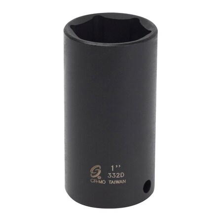 Sunex 3/8 in Drive 1 in Deep Impact Socket 332D