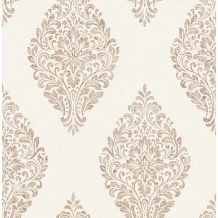 Advantage Gillian Copper Medallion Wallpaper 4157-25045