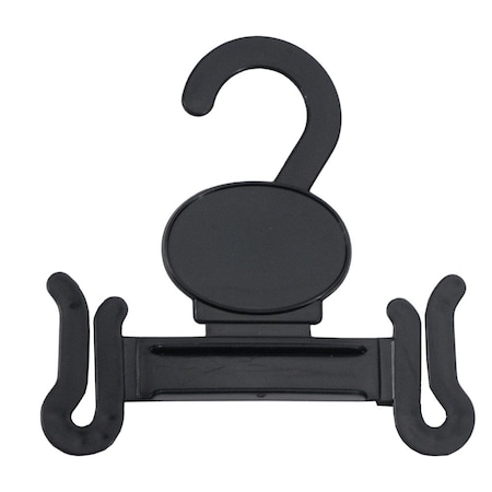 Nahanco 3 7/8in Black Plastic Sandal Hanger, 500PK JLP256
