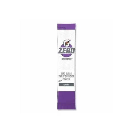 Gatorade G Zero Powder Stick, 0.10 oz Volume, 16.9 oz Yield, Grape, 120PK 308-04712