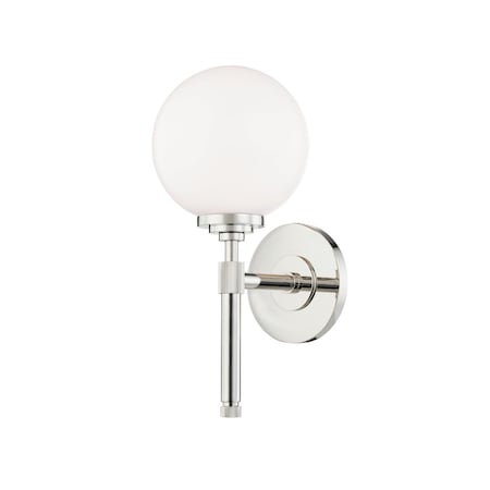 Hudson Valley Lighting Bowery 1 Light Bath And Vanity 6 In. Polished Nickel 3701-PN