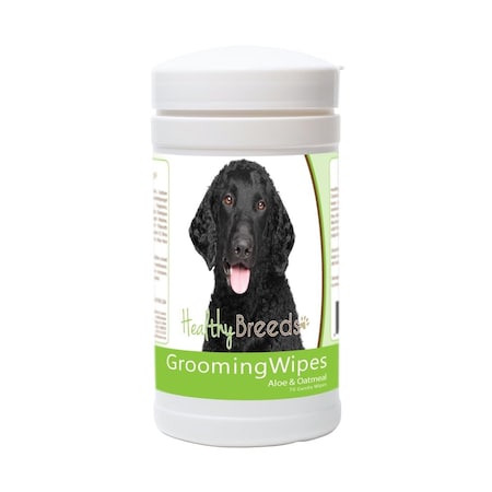 Healthy Breeds Curly-Coated Retriever Grooming Wipes, 70PK 840235171850
