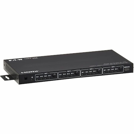 Eaton TRIPP LITE SERIES 4X4 HDMI MATRIX SWITCH WITH VIDEO WALL CONTROLLER 4K 4 HDMI IN B119-4X4-4K-VWL