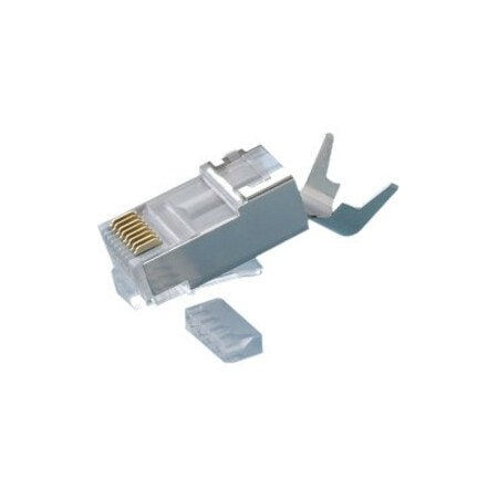 Platinum Tools RJ45 CAT6A 10 GIG SHIELDED CONNECTOR, W/LINER. 50/CLAMSHELL. 106192C