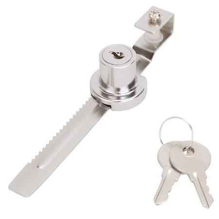 Prosource Showcase Lock, Keyed Lock, Metal 6298343-3L
