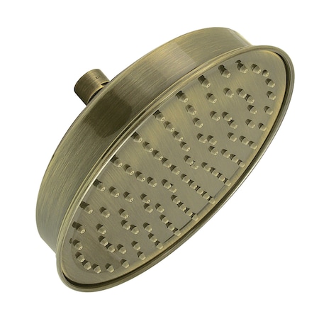 Kingston Brass 8" Round Raindrop Brass Shower Head, Antique Brass K324A3