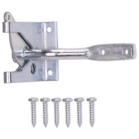Prosource Gate Latch, 3/8 in Bolt Head, 3-15/16 in L Bolt, Steel, Zinc 33140ZCB-PS