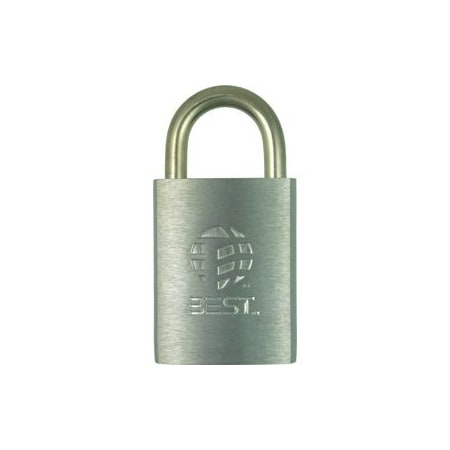 Best Access Solutions Brass Chrome Plated Padlock, Non-Key Retained 11B72-L