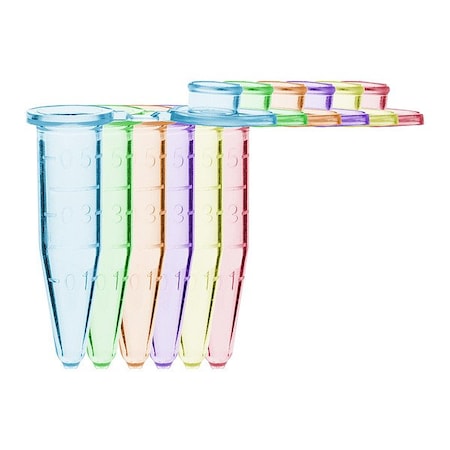 Zoro Select Microcentrifuge Tube, 0.28 in Dia, PK500 C2007-AST