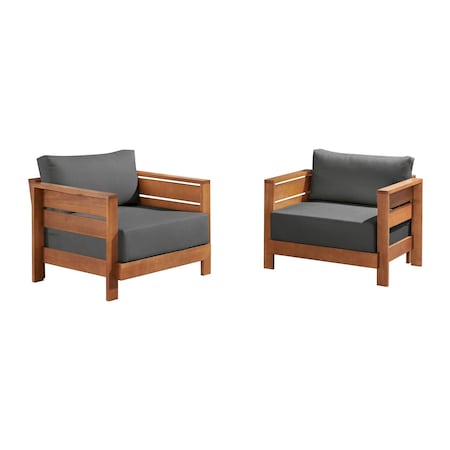 Alaterre Furniture Alaterre Barton Set of 2 Outdoor Patio Chairs with Cushions Natural Furniture Design 80-BARTON-CH2-G