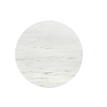 Bfm Seating 1in Relic Table Top - Melamine PVC Self-Edge 36in Round - Antique Wash AW36R