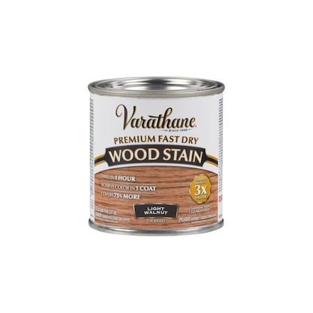 Rust-Oleum Varathane Light Walnut Fast Dry Wood Stain, 4PK 262034