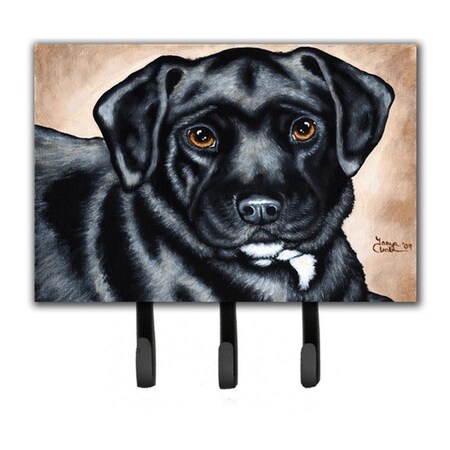 Carolines Treasures Black Bart the Labrador Leash or Key Holder AMB1415TH68