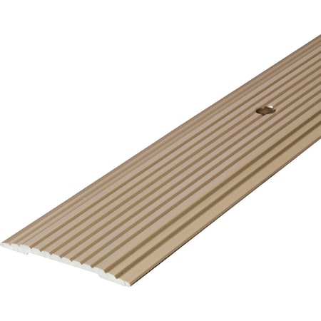 M-D Building Products Building Products 1-1/4'' x 72'' Pewter Aluminum Seam Binder with Screw Nails 43874