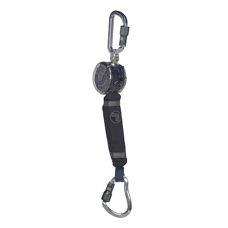 Msa Safety V-TEC Self Retracting Lifeline, Carabiner, Aluminum, 1 Leg(s), 400 lb Weight Capacity VTOHW-021-DD-AF