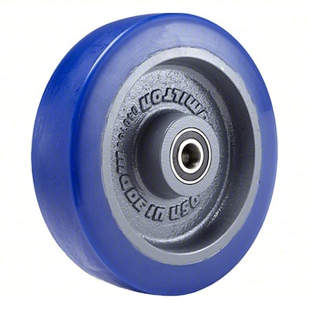 Hamilton Caster Wheel, 8"dia, 1,650 lb, Blue W-821-EGB-3/4