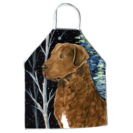 Carolines Treasures Starry Night Chesapeake Bay Retriever Apron - 27 x 31 in. SS8411APRON