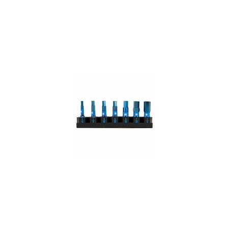 Sm Products 7-Pc. Mach-Blue Hex SAE Impact Driver Bits, 1 In. 19065