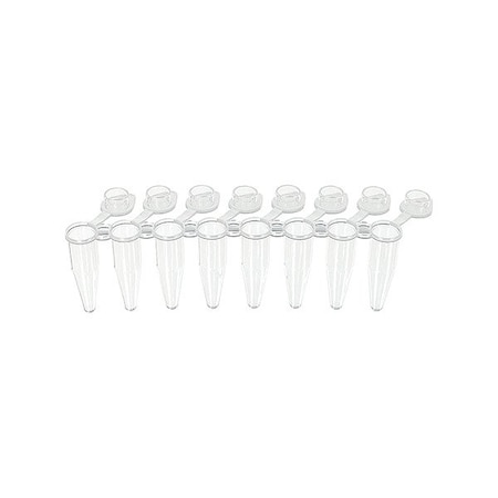 Zoro Select PCR Strip, 0.18 in Dia, Natural, PK600 PC0208-TF-ATT