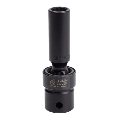 Sunex 1/2 in Dr 12Mm 12Pt Mc Dp Ul Soc 212MZUD